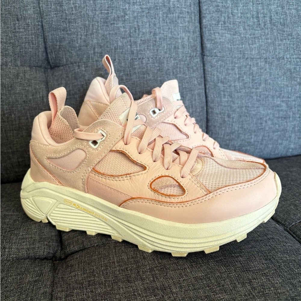 Free People Brandblack Aura 130  Light Pink Women's Sneakers,Size 7